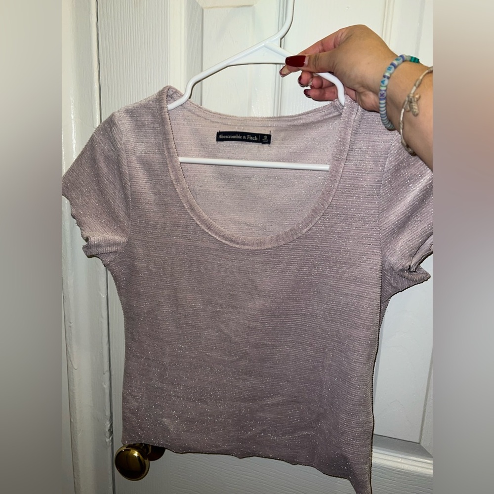 Abercrombie Glitter Top